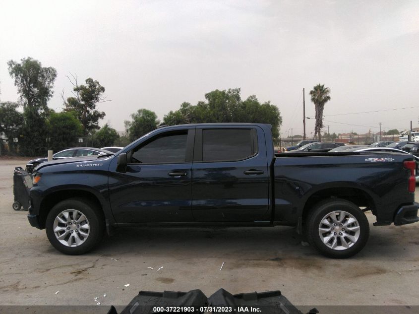 2022 CHEVROLET SILVERADO 1500 CUSTOM - 1GCPDBEK8NZ580223