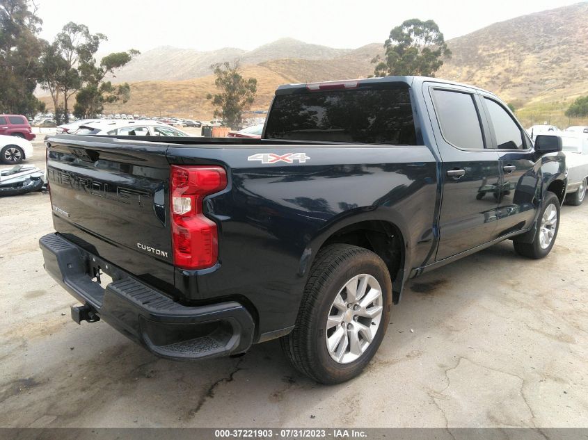 2022 CHEVROLET SILVERADO 1500 CUSTOM - 1GCPDBEK8NZ580223