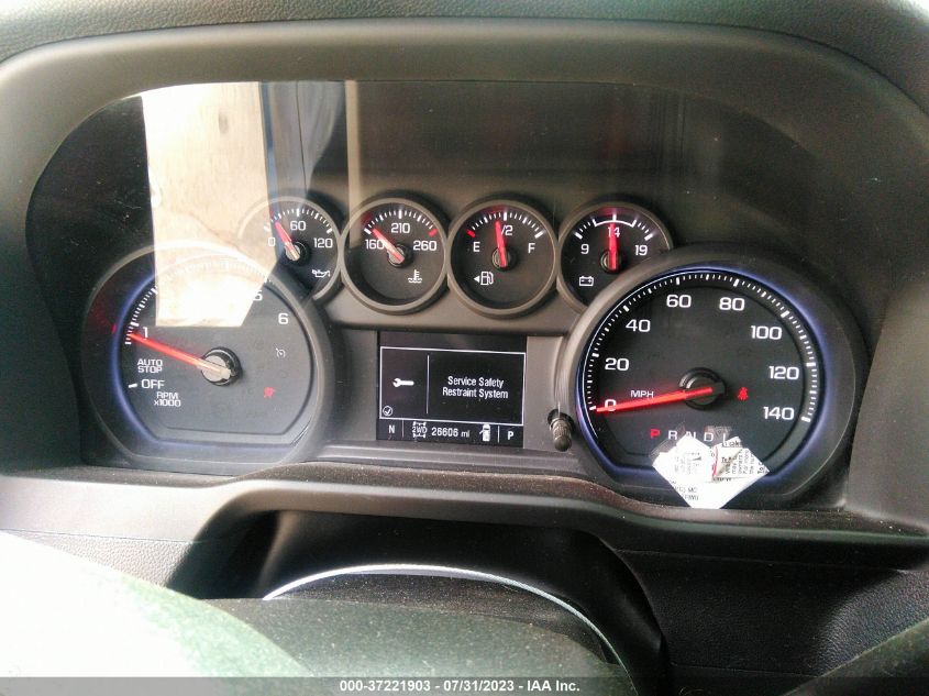 2022 CHEVROLET SILVERADO 1500 CUSTOM - 1GCPDBEK8NZ580223