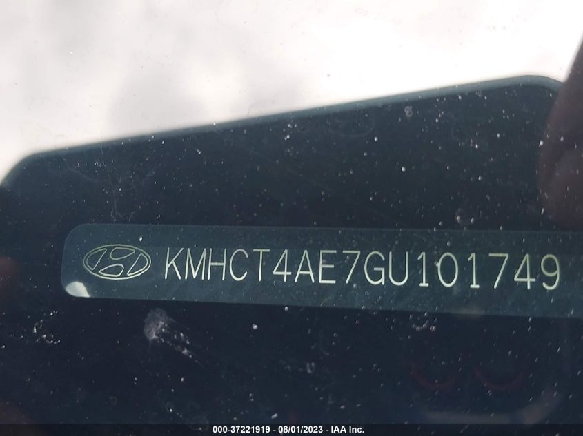 2016 HYUNDAI ACCENT SE - KMHCT4AE7GU101749