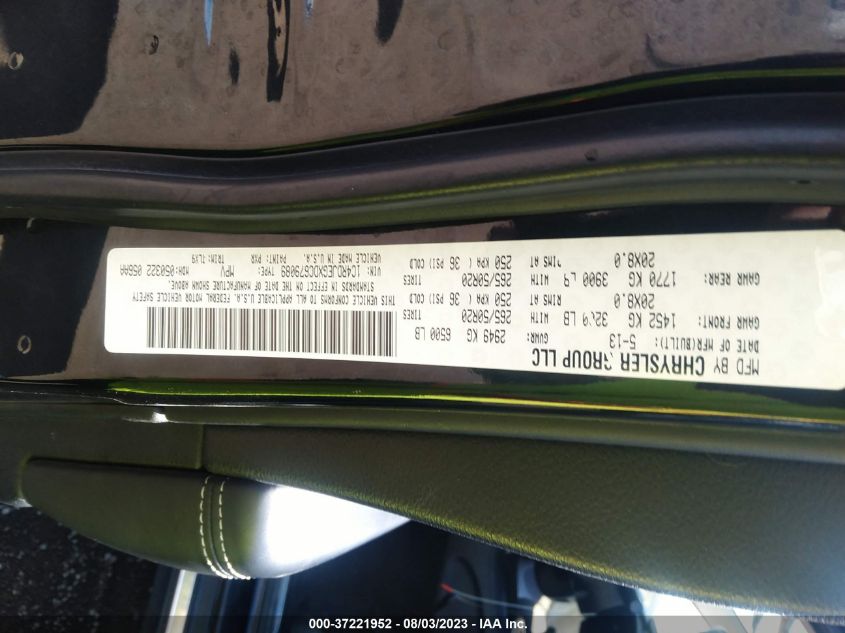 2013 DODGE DURANGO CITADEL - 1C4RDJEGXDC679089