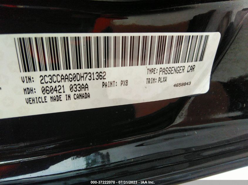 2013 CHRYSLER 300 MOTOWN - 2C3CCAAG0DH731362