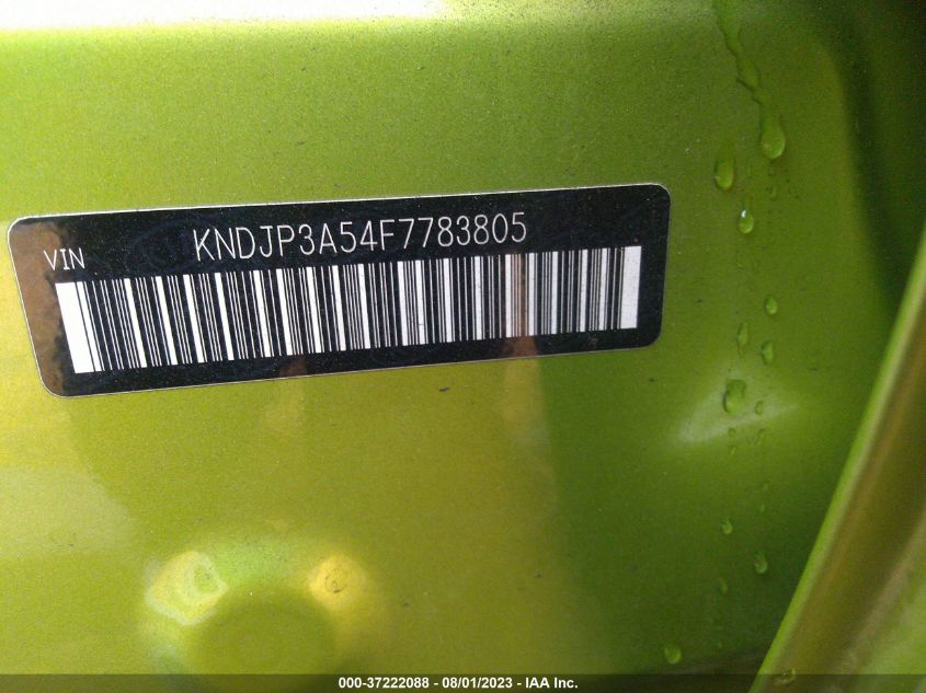 2015 KIA SOUL + - KNDJP3A54F7783805