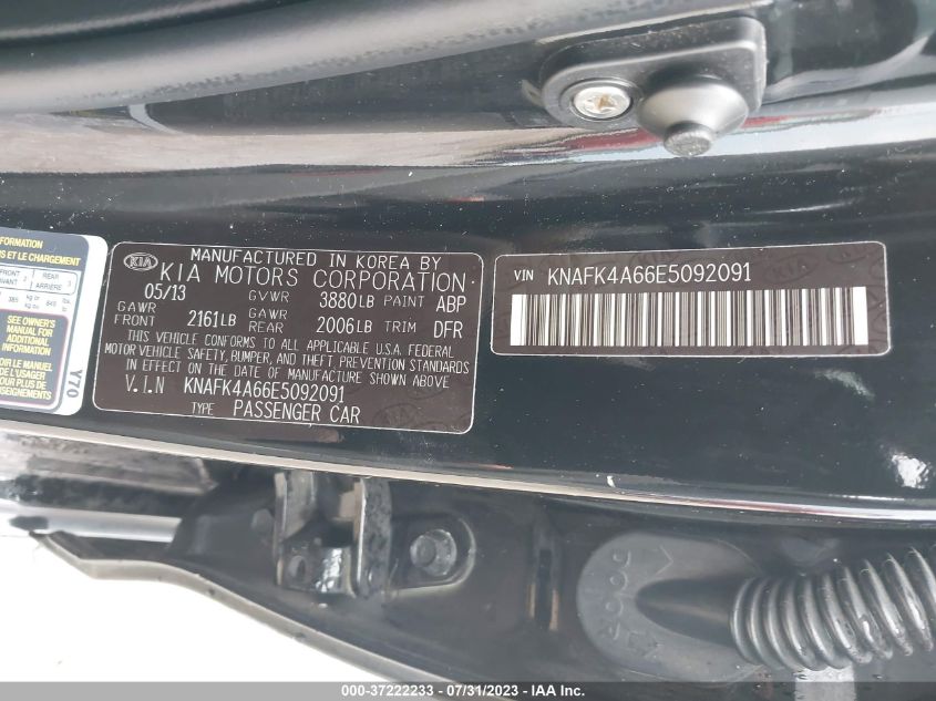 2014 KIA FORTE LX - KNAFK4A66E5092091