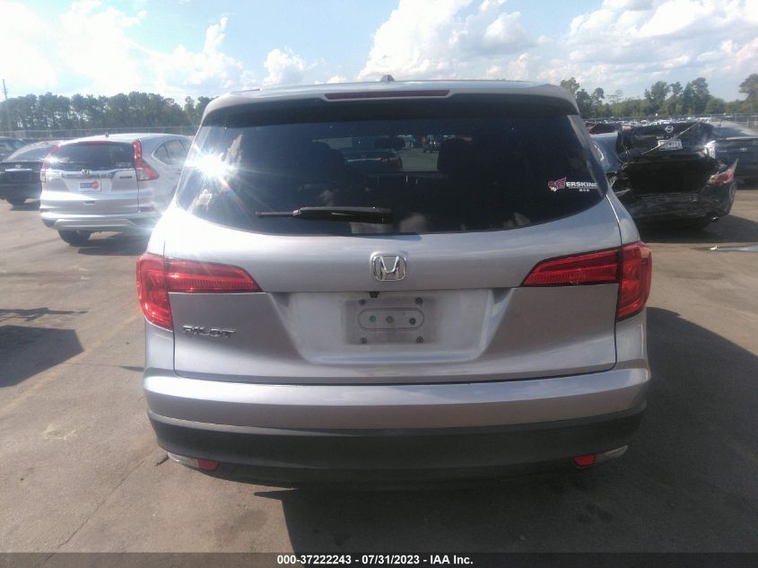 2016 HONDA PILOT EX-L - 5FNYF5H59GB052012