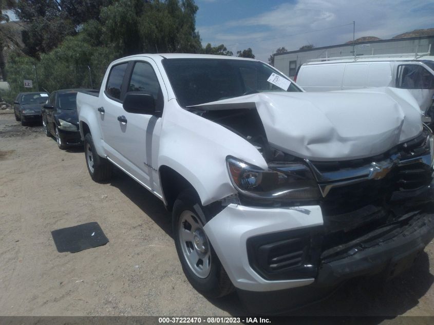 2021 CHEVROLET COLORADO 2WD WORK TRUCK - 1GCGSBEN5M1105464
