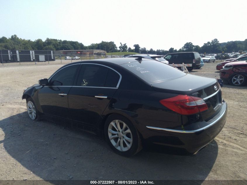 2013 HYUNDAI GENESIS 3.8L KMHGC4DD6DU254607