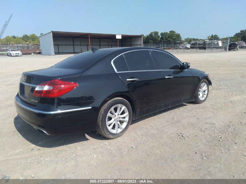 2013 HYUNDAI GENESIS 3.8L KMHGC4DD6DU254607