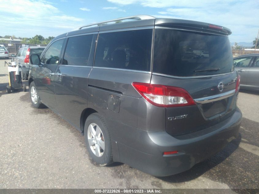 2014 NISSAN QUEST SV - JN8AE2KP8E9103069