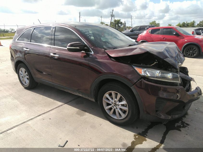 2019 KIA SORENTO LX - 5XYPG4A35KG549183