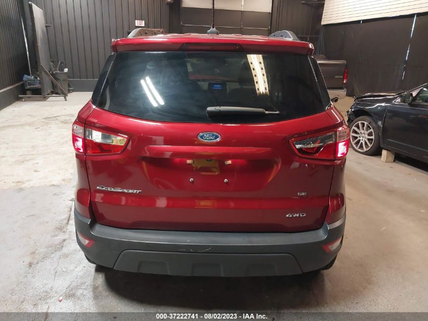 2021 FORD ECOSPORT SE - MAJ6S3GL2MC427745