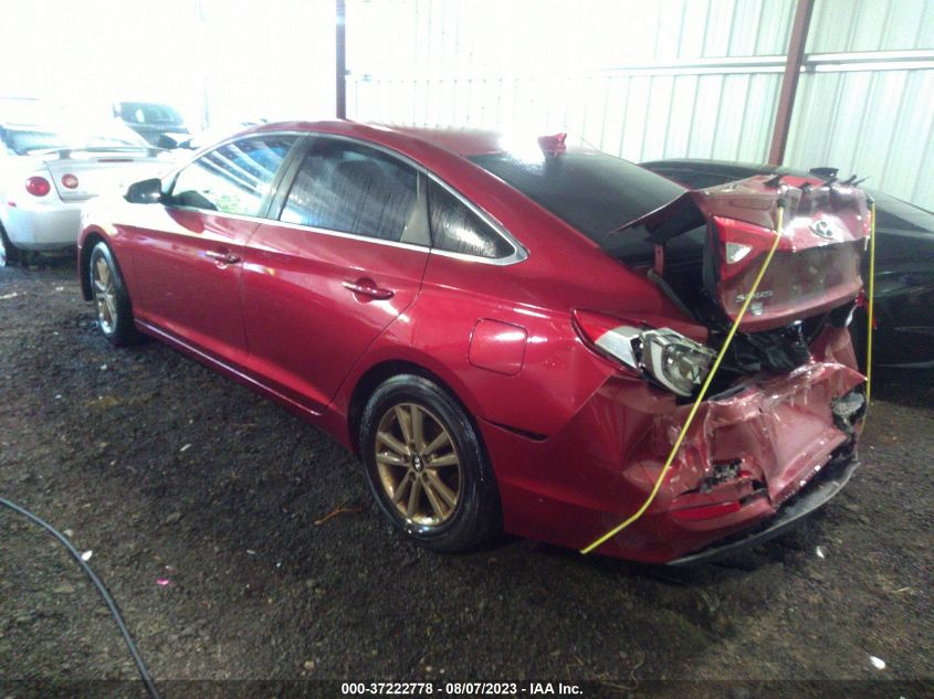 2015 HYUNDAI SONATA 2.4L SE - 5NPE24AF7FH183208
