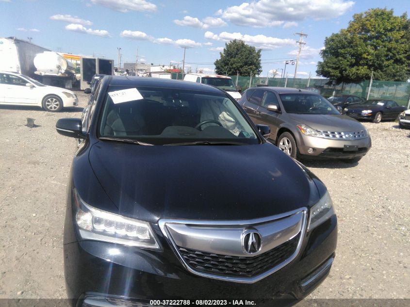 2014 ACURA MDX TECHNOLOGY - 5FRYD4H44EB039249
