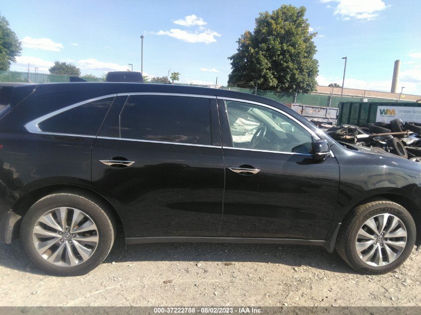2014 ACURA MDX TECHNOLOGY - 5FRYD4H44EB039249