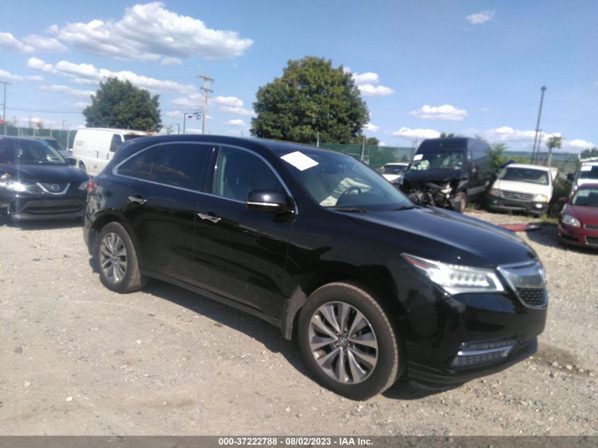 2014 ACURA MDX TECHNOLOGY - 5FRYD4H44EB039249