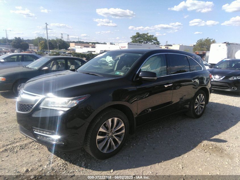 2014 ACURA MDX TECHNOLOGY - 5FRYD4H44EB039249
