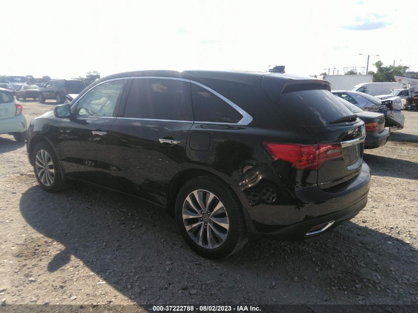 2014 ACURA MDX TECHNOLOGY - 5FRYD4H44EB039249