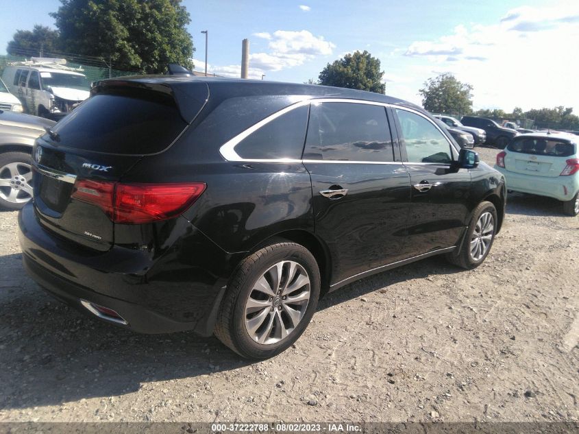 2014 ACURA MDX TECHNOLOGY - 5FRYD4H44EB039249