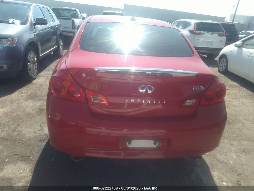 2013 INFINITI G37 SEDAN JOURNEY JN1CV6AP2DM301979