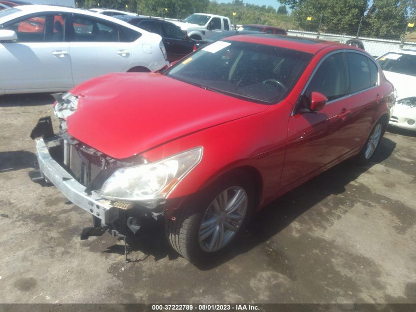 2013 INFINITI G37 SEDAN JOURNEY JN1CV6AP2DM301979