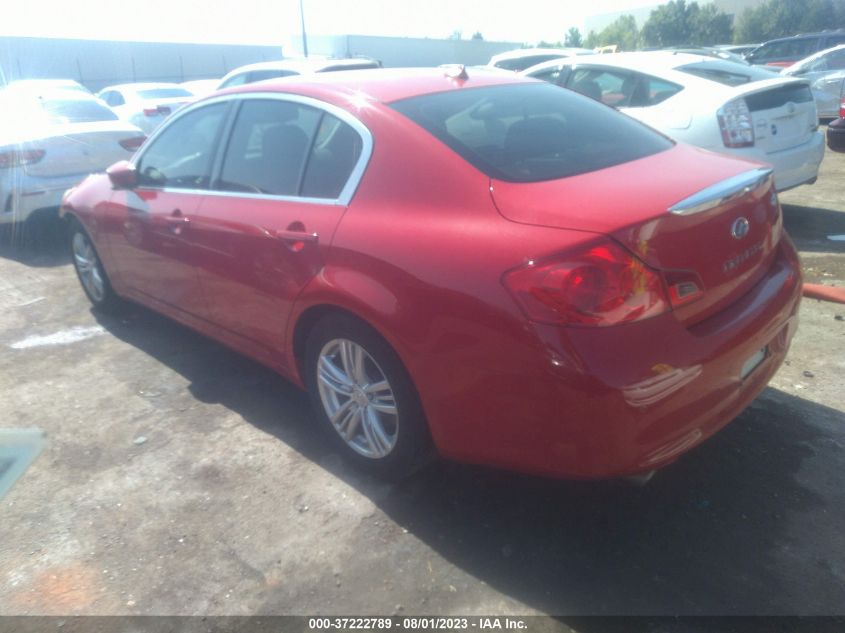 2013 INFINITI G37 SEDAN JOURNEY JN1CV6AP2DM301979