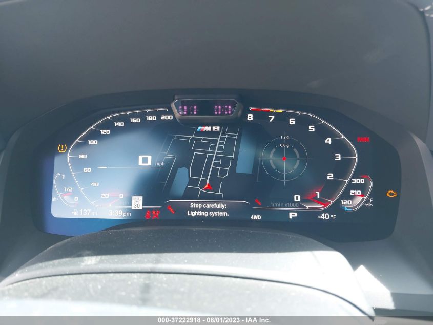 Auction sale of the 2023 BMW M8 , vin: WBSGV0C04PCM88222, lot number: 37222918