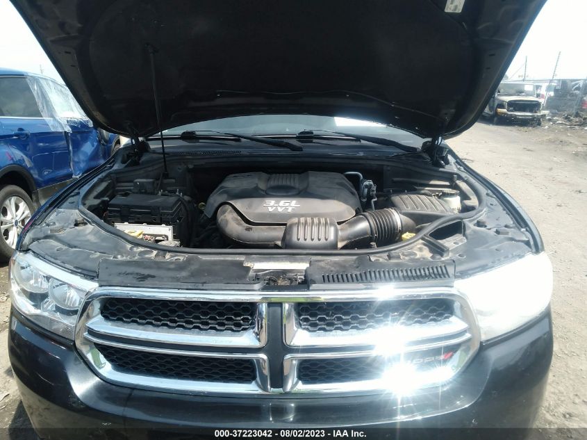 2013 DODGE DURANGO SXT - 1C4RDJAG9DC512552