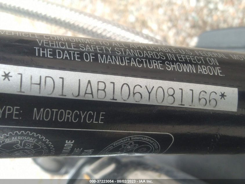 2006 HARLEY-DAVIDSON FXSTBI - 1HD1JAB106Y081166