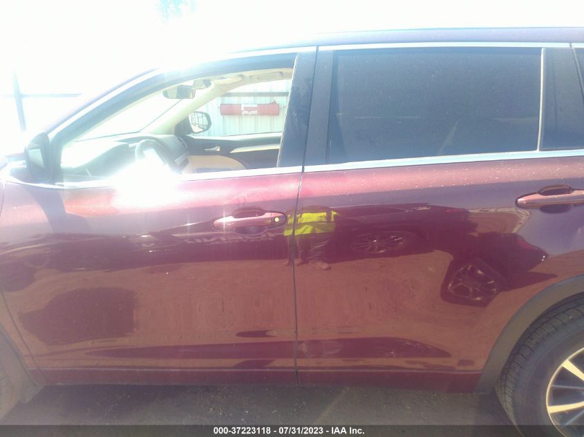 2017 TOYOTA HIGHLANDER XLE/SE - 5TDJZRFH7HS462642