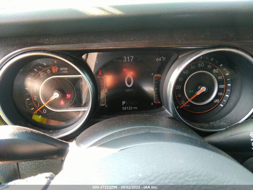 2019 JEEP WRANGLER UNLIMITED SPORT ALTITUDE - 1C4HJXDG6KW647969