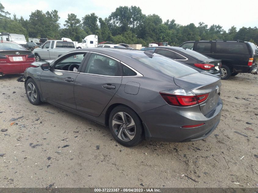 2019 HONDA INSIGHT EX - 19XZE4F5XKE019216