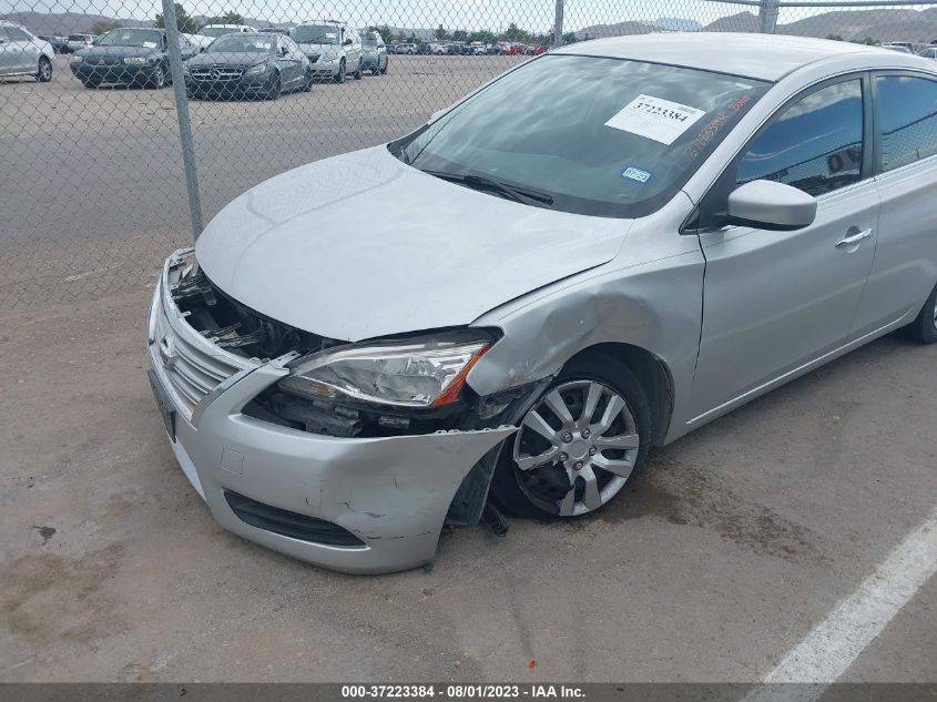 2014 NISSAN SENTRA S - 3N1AB7AP0EY331096