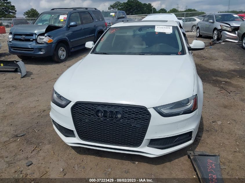 2014 AUDI A4 PREMIUM PLUS - WAUHFAFL4EA003491