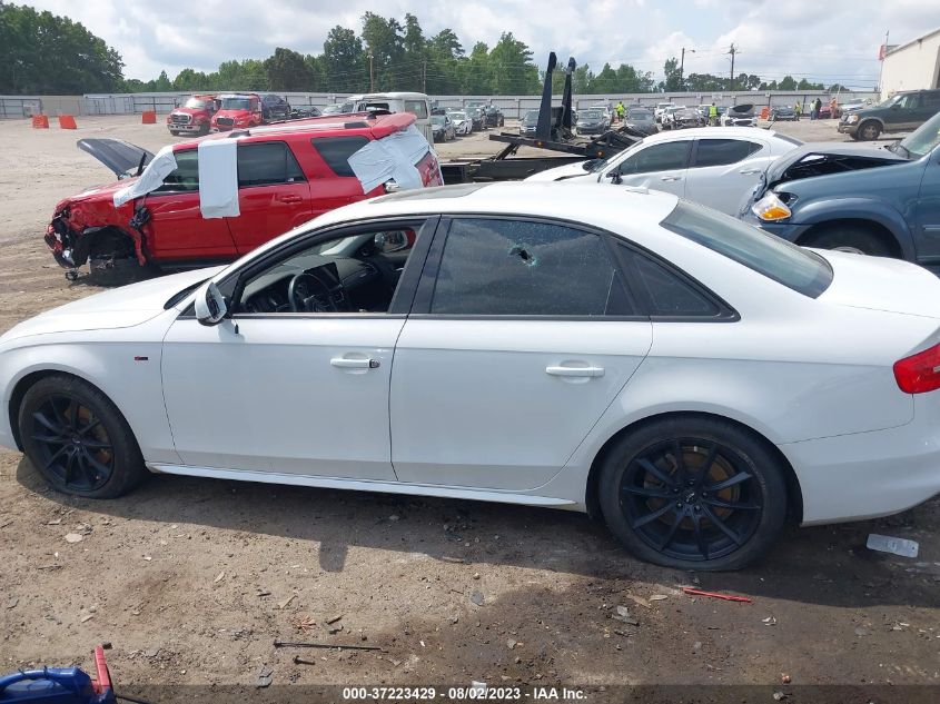 2014 AUDI A4 PREMIUM PLUS - WAUHFAFL4EA003491