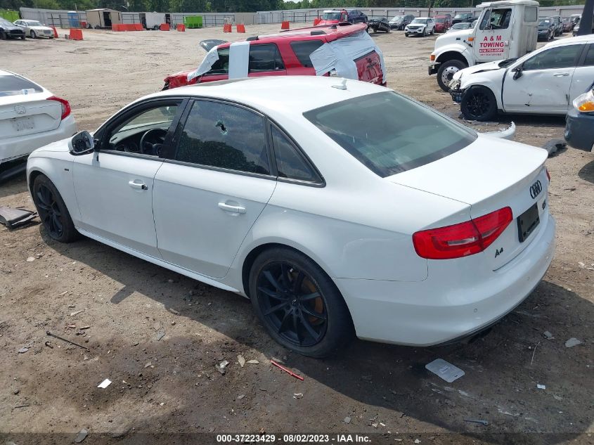 2014 AUDI A4 PREMIUM PLUS - WAUHFAFL4EA003491