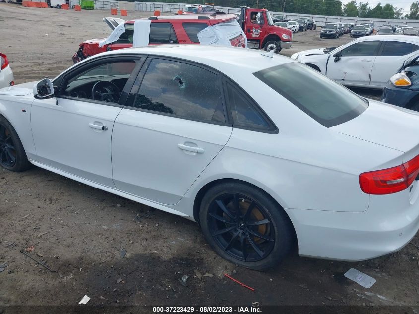 2014 AUDI A4 PREMIUM PLUS - WAUHFAFL4EA003491