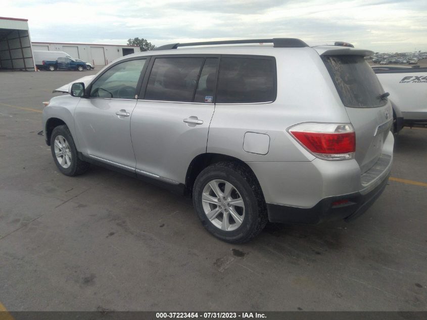 2013 TOYOTA HIGHLANDER PLUS/SE - 5TDBK3EH3DS182833