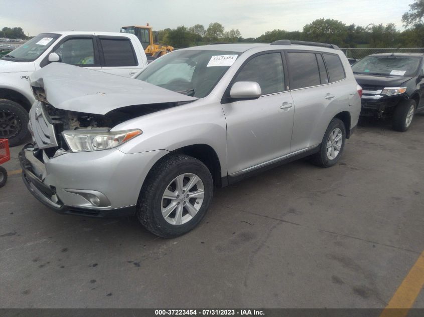 2013 TOYOTA HIGHLANDER PLUS/SE - 5TDBK3EH3DS182833