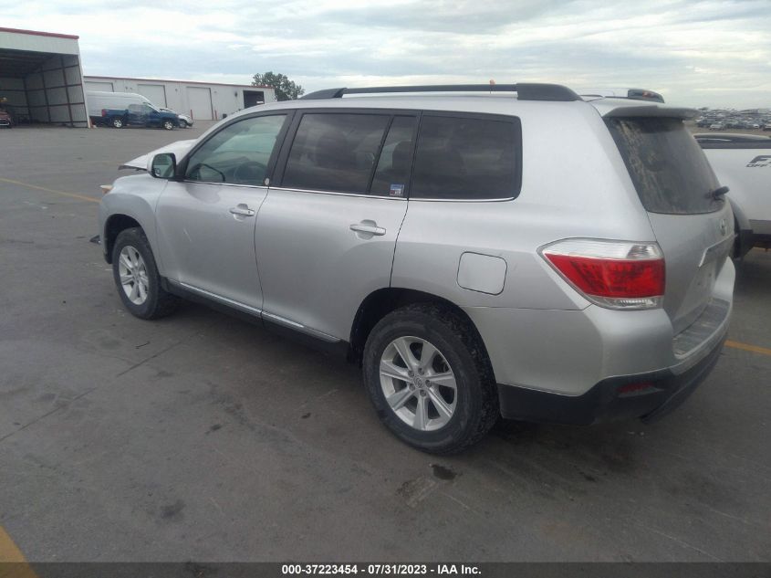2013 TOYOTA HIGHLANDER PLUS/SE - 5TDBK3EH3DS182833
