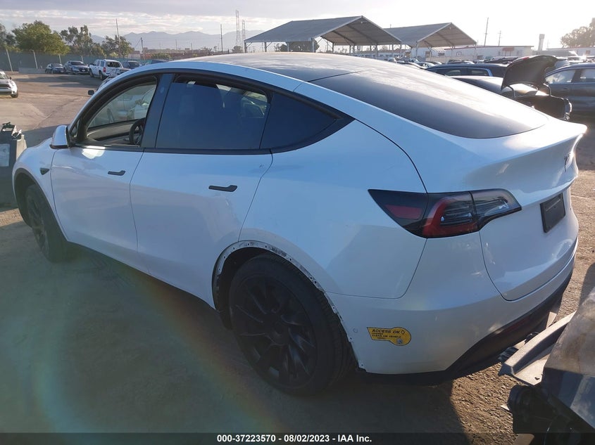 VIN 7SAYGDEE1NF447359 2022 TESLA MODEL Y LONG RANGE
