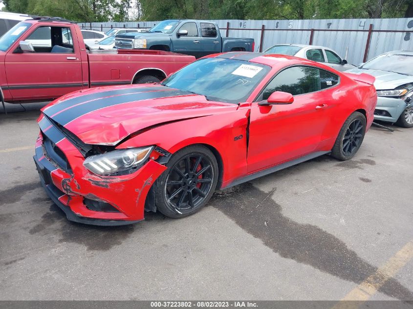 2016 FORD MUSTANG GT - 1FA6P8CFXG5282249