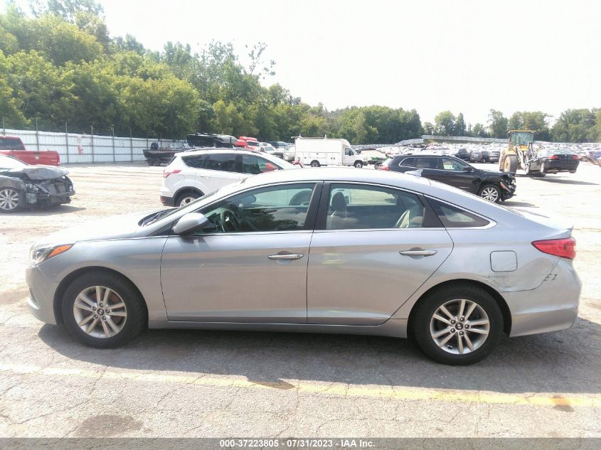 2017 HYUNDAI SONATA 2.4L - 5NPE24AF9HH516852