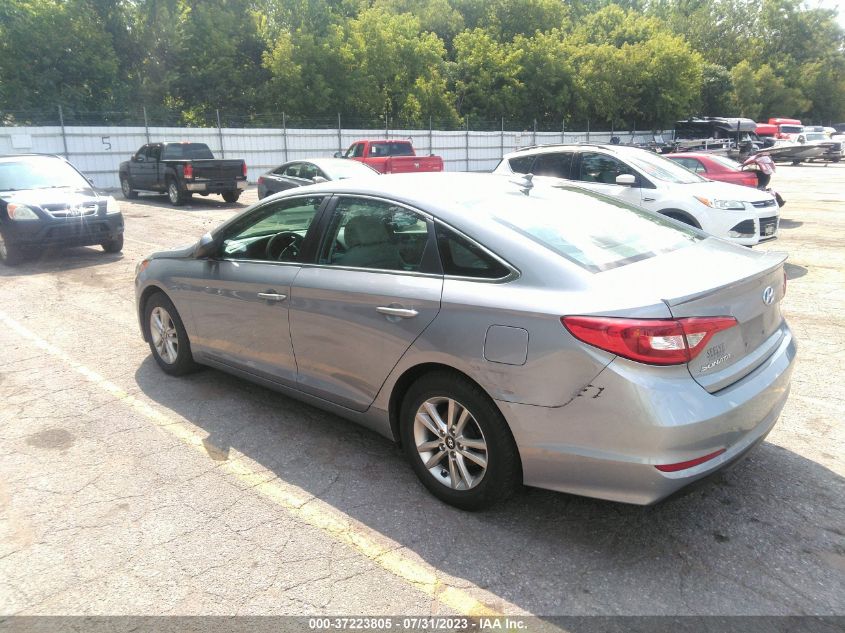 2017 HYUNDAI SONATA 2.4L - 5NPE24AF9HH516852