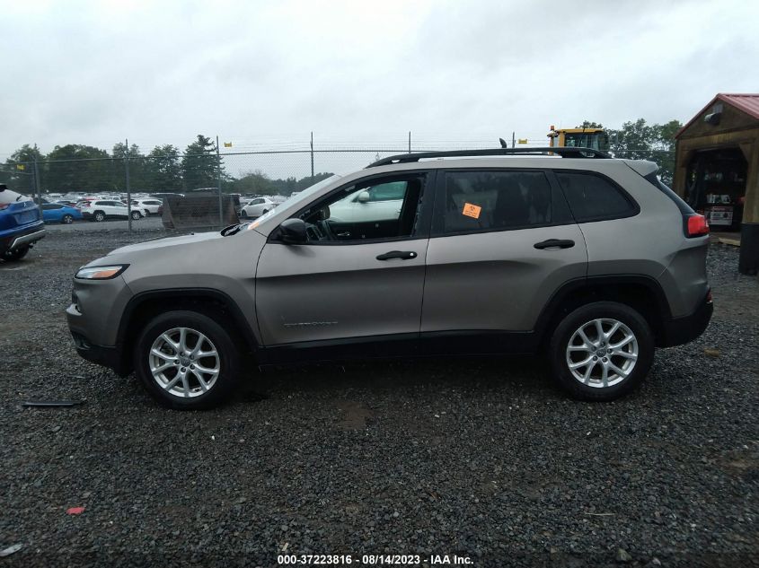2016 JEEP CHEROKEE SPORT - 1C4PJMAB2GW344343