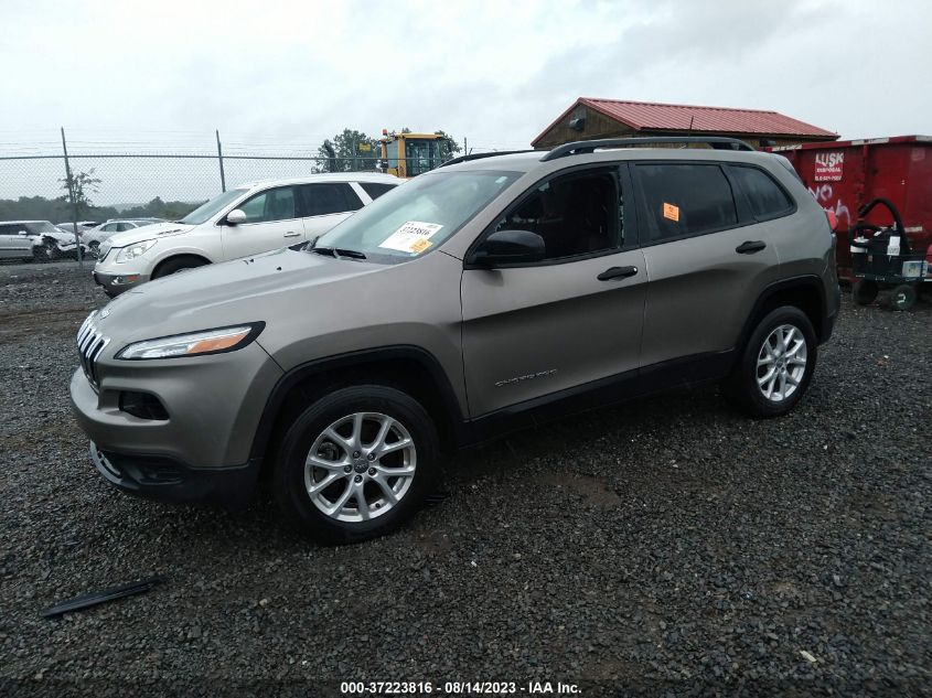 2016 JEEP CHEROKEE SPORT - 1C4PJMAB2GW344343