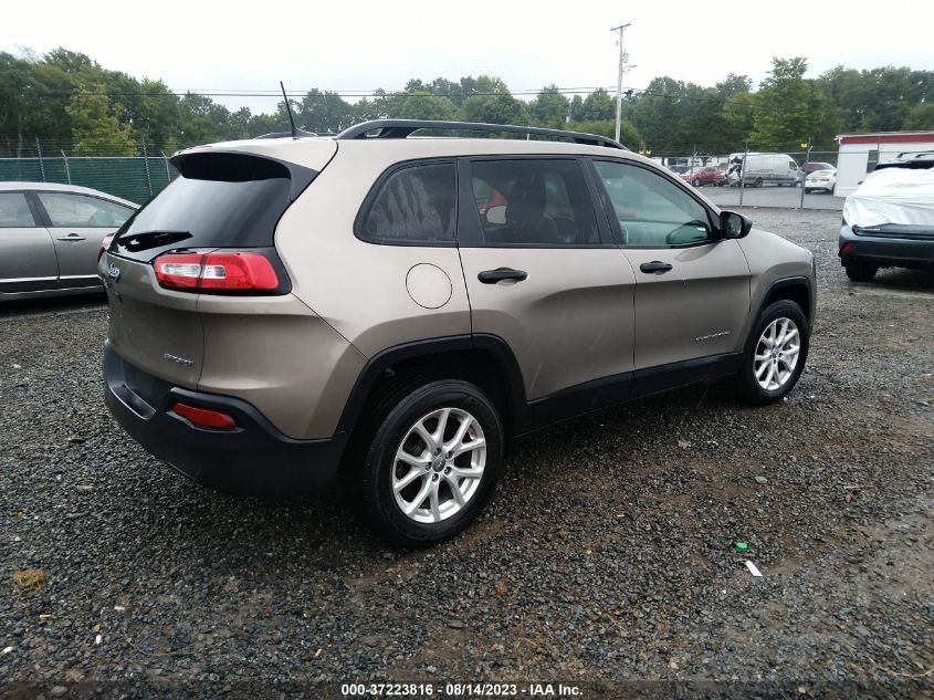 2016 JEEP CHEROKEE SPORT - 1C4PJMAB2GW344343
