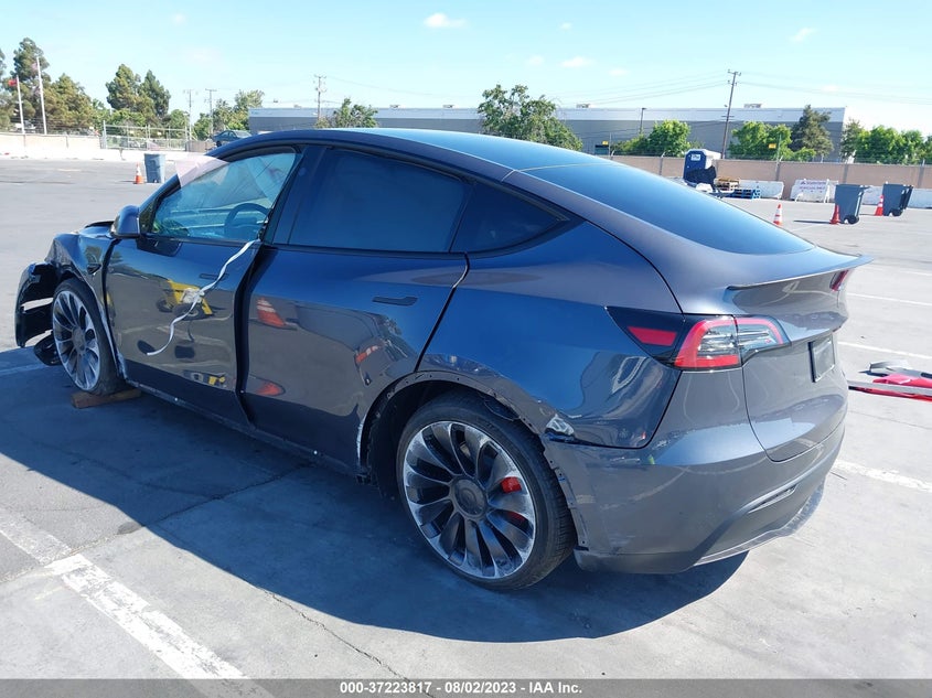 VIN 7SAYGDEF7PF790687 2023 TESLA MODEL Y PERFORMANCE