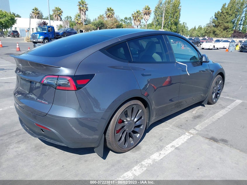 VIN 7SAYGDEF7PF790687 2023 TESLA MODEL Y PERFORMANCE