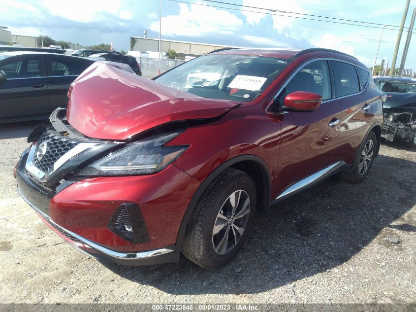 5N1AZ2BJ0NC114920 Nissan Murano SV 2