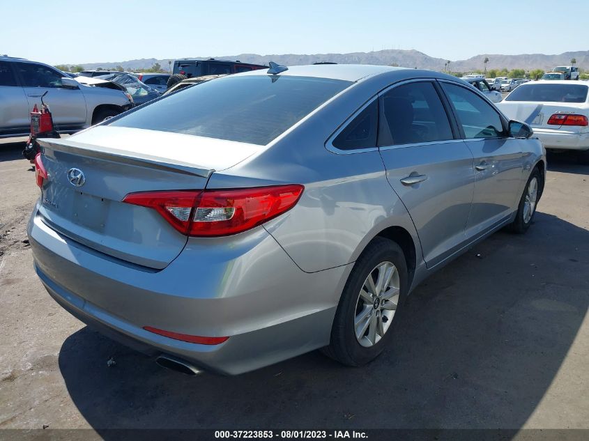 2015 HYUNDAI SONATA 2.4L SE - 5NPE24AF9FH221294